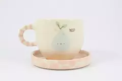 Set taza redonda pera con carita