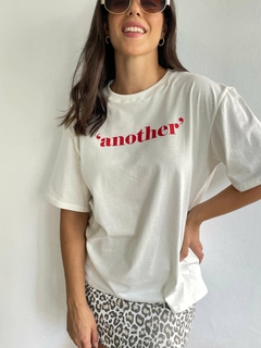 REMERON ALGODON OVERSIZE ESTAMPADO "ANOTHER" - REMERON ANOTHER - tienda online