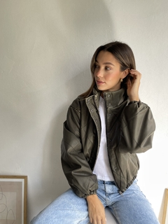 BOMBER CUERO PU GASTADO - BOMBER PARIS