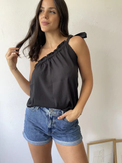 BLUSA UN HOMBRO AJUSTABLE - CAMELIA - comprar online