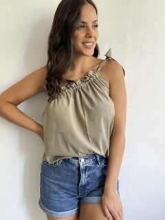 BLUSA UN HOMBRO AJUSTABLE - CAMELIA - comprar online