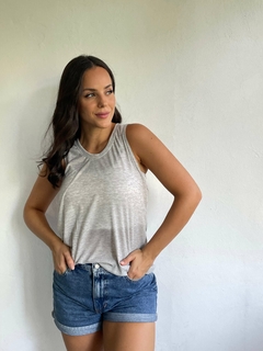 Imagen de MUSCULOSA LARGA DE TELA RIBB (LIVIANA Y FRESCA) - MUSCULOSA CHARLOTTE