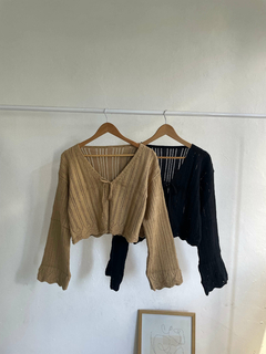 SACO NUDO CALADO DE HILO ALGODON - SACO DAKOTA - tienda online