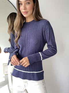 Imagen de SWEATER TEJIDO BREMER MORLEY COMBINADO - DENISE