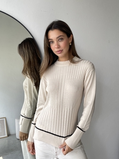 SWEATER TEJIDO BREMER MORLEY COMBINADO - DENISE - comprar online