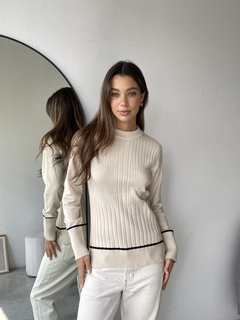 SWEATER TEJIDO BREMER MORLEY COMBINADO - DENISE - comprar online