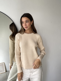 SWEATER BASICO TEJIDO HILO BREMER MORLEY - HARPER - comprar online