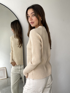 SWEATER BASICO TEJIDO HILO BREMER MORLEY - HARPER