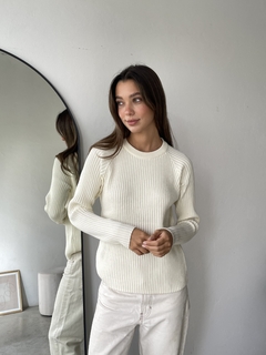 SWEATER BASICO TEJIDO HILO BREMER MORLEY - HARPER en internet