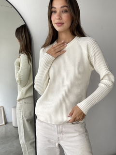 SWEATER BASICO TEJIDO HILO BREMER MORLEY - HARPER - Dasom | MAYORISTA