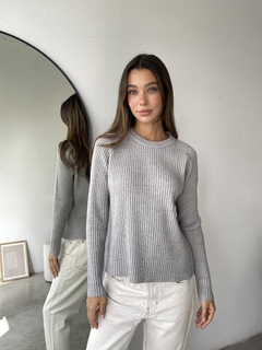 SWEATER BASICO TEJIDO HILO BREMER MORLEY - HARPER - tienda online