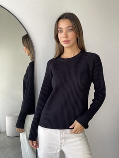 SWEATER BASICO TEJIDO HILO BREMER MORLEY - HARPER - tienda online