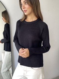SWEATER BASICO TEJIDO HILO BREMER MORLEY - HARPER - tienda online