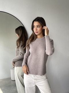SWEATER BASICO TEJIDO HILO BREMER MORLEY - HARPER en internet