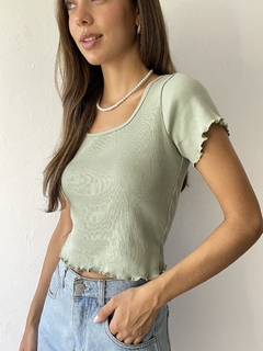 Imagen de REMERA BASICA MORLEY ALGODON CUELLO CUADRADO - REMERA IARA