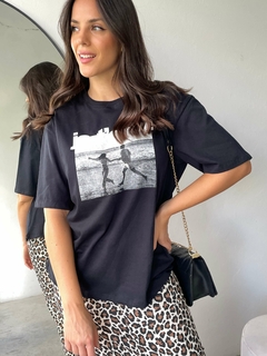 REMERON OVERSIZE ESTAMPADO ALGODON JERSEY - JE T'AIME