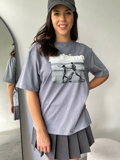 REMERON OVERSIZE ESTAMPADO ALGODON JERSEY - JE T'AIME - tienda online