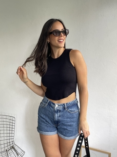 MUSCULOSA TEJIDA BRETEL ANCHO TERMINACION REDONDEADA - LEXY