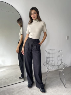 MEDIAPOLERA BASICA MANGA CORTA DE MORLEY FRIZADO - MEDIAPOLERA LIDIA