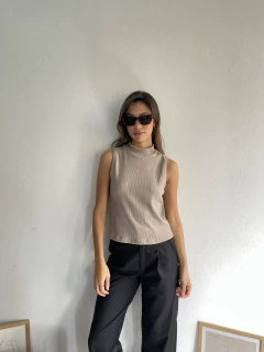 MEDIAPOLERA SIN MANGAS DE MORLEY FRIZADO - MEDIAPOLERA LOIDA - comprar online