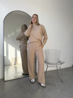 GANGA - PALAZZO DARLON MORLEY ANCHO BOLSILLOS LATERALES - PALAZZO MIA - comprar online