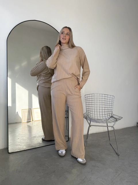 GANGA - PALAZZO DARLON MORLEY ANCHO BOLSILLOS LATERALES - PALAZZO MIA - comprar online