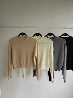 SWEATER BASICO TEJIDO HILO CHENILLE - SWEATER ORIANA
