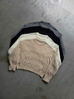 SWEATER BASICO TEJIDO HILO CHENILLE - SWEATER ORIANA
