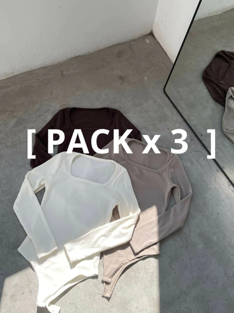 PACK x 3 - Body KRYSTAL (info y stock disponible debajo de foto)