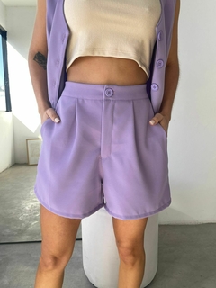 SHORT SASTRERO PESADO PINZA DELANTERA BOLSILLOS LATERALES