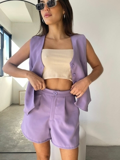 SHORT SASTRERO PESADO PINZA DELANTERA BOLSILLOS LATERALES