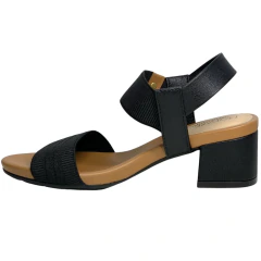 Sandália Modare 7187100 Preto/camel - HARTY CALÇADOS