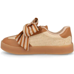 Imagem do Tênis Vizzano Casual Cadarço de Laço Opcional Natural/Camel 1444105