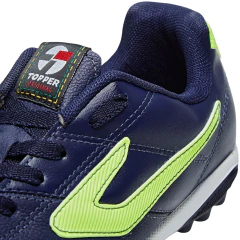 Chuteira Topper Top Furia Society Marinho/branco/verde - comprar online