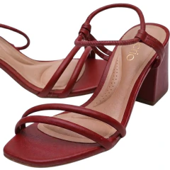 Sandália Beira Rio 8436213 Cherry - HARTY CALÇADOS