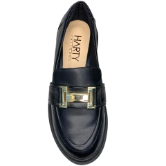 Sapato Loafer Mocassim Harty Preto - loja online