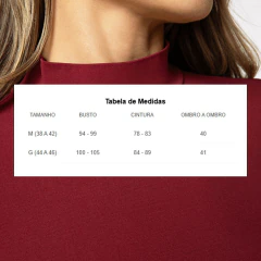 Blusa Lupo Gola Alta 45100-001-5903 Marsala - HARTY CALÇADOS