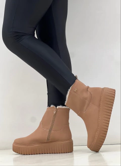 BOTA VIA MARTE C/PELO 047-010 MACCHIATO - comprar online