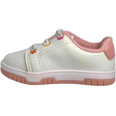 TÊNIS MOLEKINHA 04/2024 2728107 BRANCO/ROSA - HARTY CALÇADOS