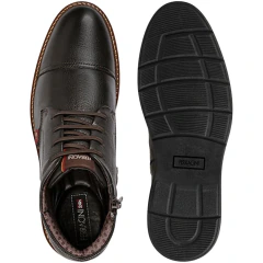BOTA FERRACINI COURO 6153-675L CHOCOLATE - HARTY CALÇADOS