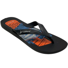 Chinelo Rider 12783 Preto/laranja - comprar online