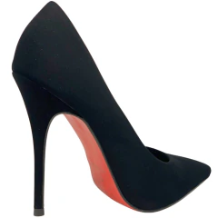 Sapato Harty Scarpin Salto 11 2382467 Preto/nobuck - HARTY CALÇADOS