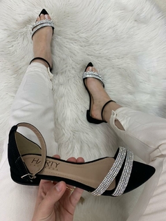 SANDALIA HARTY CALCADOS 10/2023 1670990 PRETO/NOBUCK