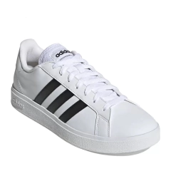 TENIS ADIDAS 01/2024 GRAND COURT 2.0 GW9195 BRANCO/PRETO - HARTY CALÇADOS
