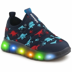 Tenis Novope Dinossauro 99001013 Azul/verm/fume na internet