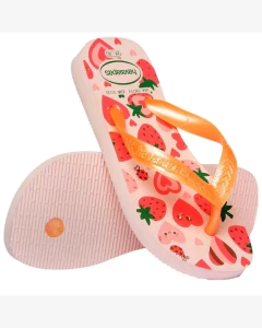 Chinelo Havaianas Kids Flores Rosa/confete - comprar online