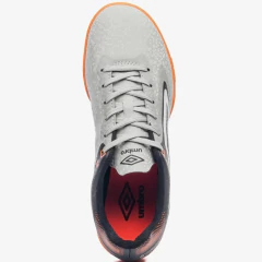 Tenis Umbro Futsal Techno Ii Cinza/pto/bco - HARTY CALÇADOS