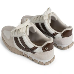 Imagem do Tenis Tanara Couro T9321 Porcelana