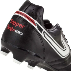 Imagem do Chuteira Topper Campo Maestro Club Preto/branco/vermelho