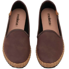 Sapatilha Moleca 5696304 Chocolate/nobuck - HARTY CALÇADOS